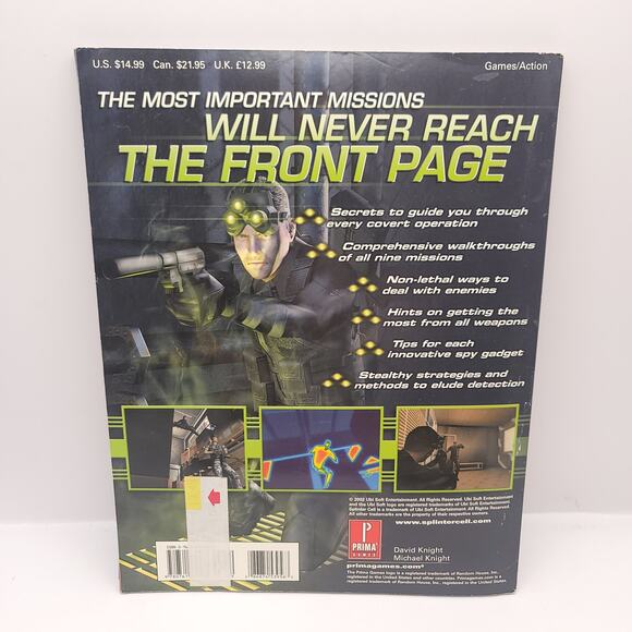 Prima Games Lot of 3 Guides Commandos 2 Splinter Cell Socom US Navy Seals - Picture 8 of 12